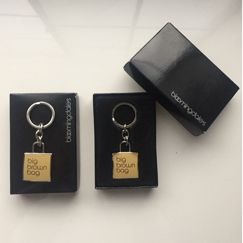 Big Brown Bag Bloomingdales Keychain